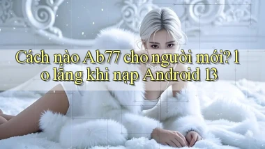 Cách nào Ab77 cho người mới lo lắng khi nạp Android 13