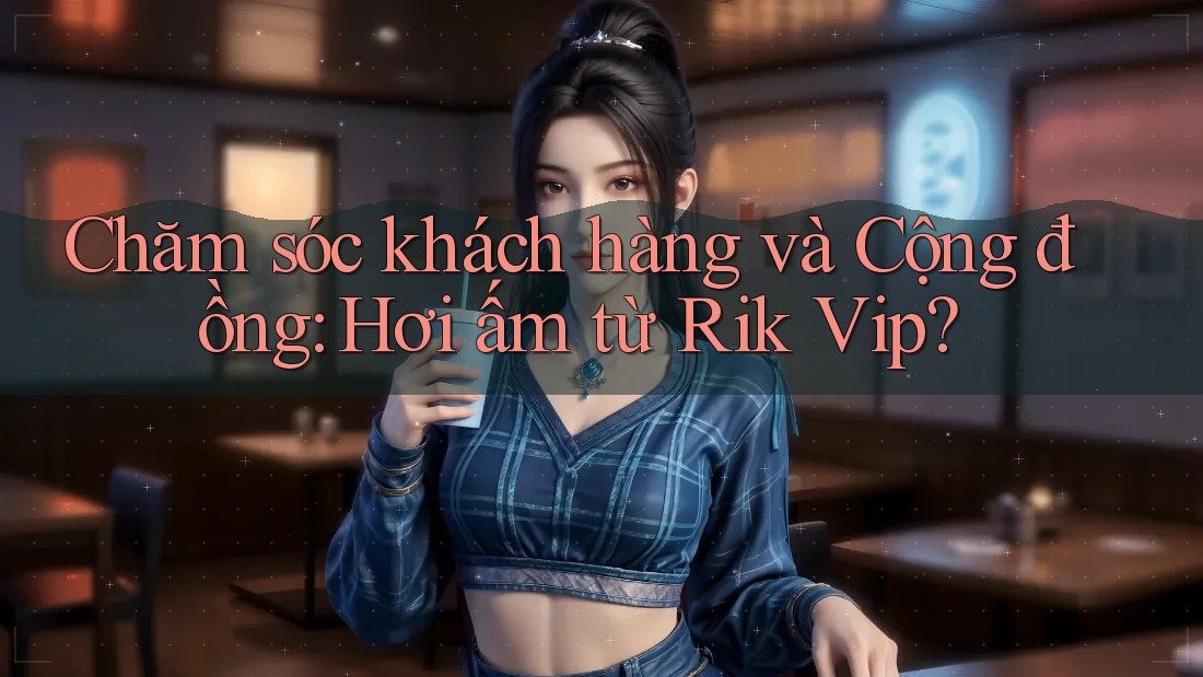 Chăm sóc khách hàng và Cộng đồng: Hơi ấm từ Rik Vip? Chăm sóc khách hàng và Cộng đồng: Hơi ấm từ Rik Vip?