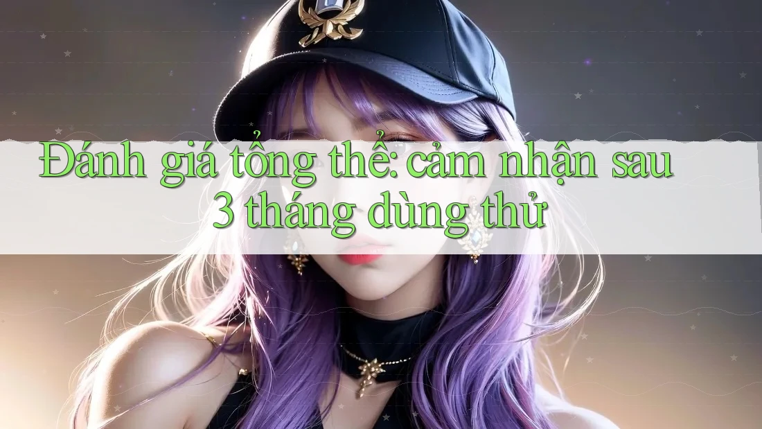 Đánh giá tổng thể: cảm nhận sau 3 tháng dùng thử