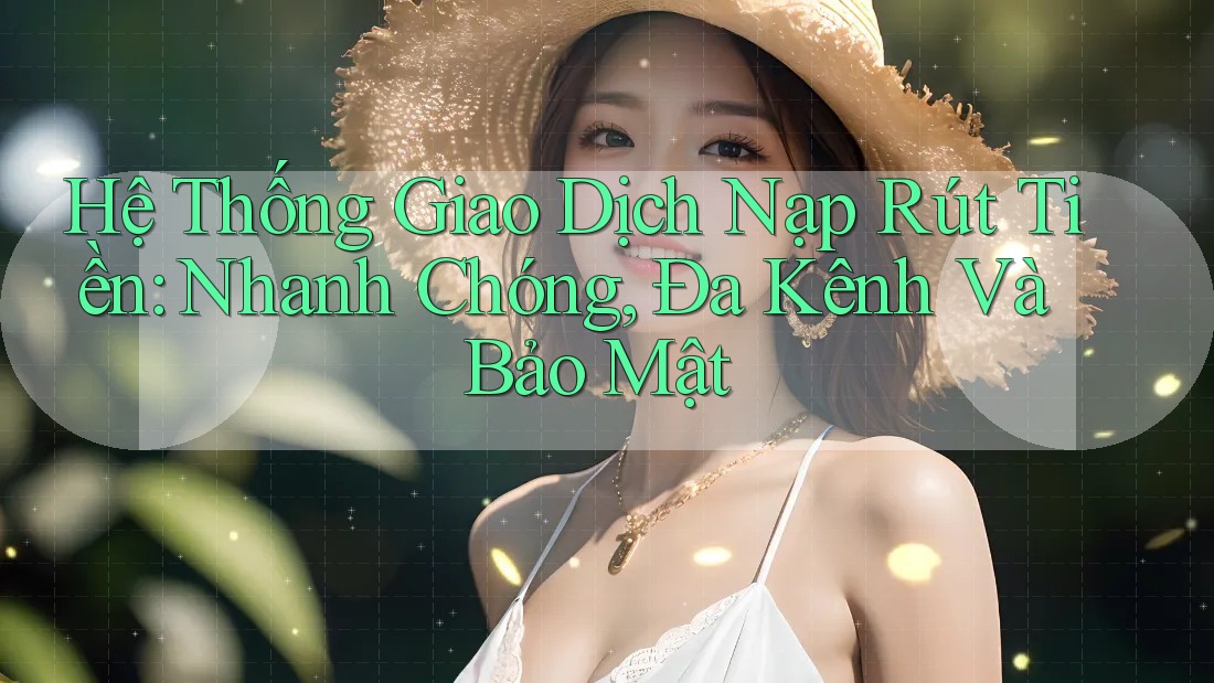 Hệ Thống Giao Dịch Nạp Rút Tiền: Nhanh Chóng, Đa Kênh Và Bảo Mật Hệ Thống Giao Dịch Nạp Rút Tiền: Nhanh Chóng, Đa Kênh Và Bảo Mật