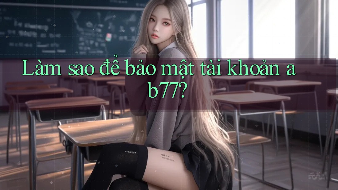 Làm sao để bảo mật tài khoản ab77? Làm sao để bảo mật tài khoản ab77?