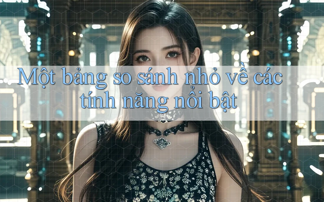 Một bảng so sánh nhỏ về các tính năng nổi bật Một bảng so sánh nhỏ về các tính năng nổi bật
