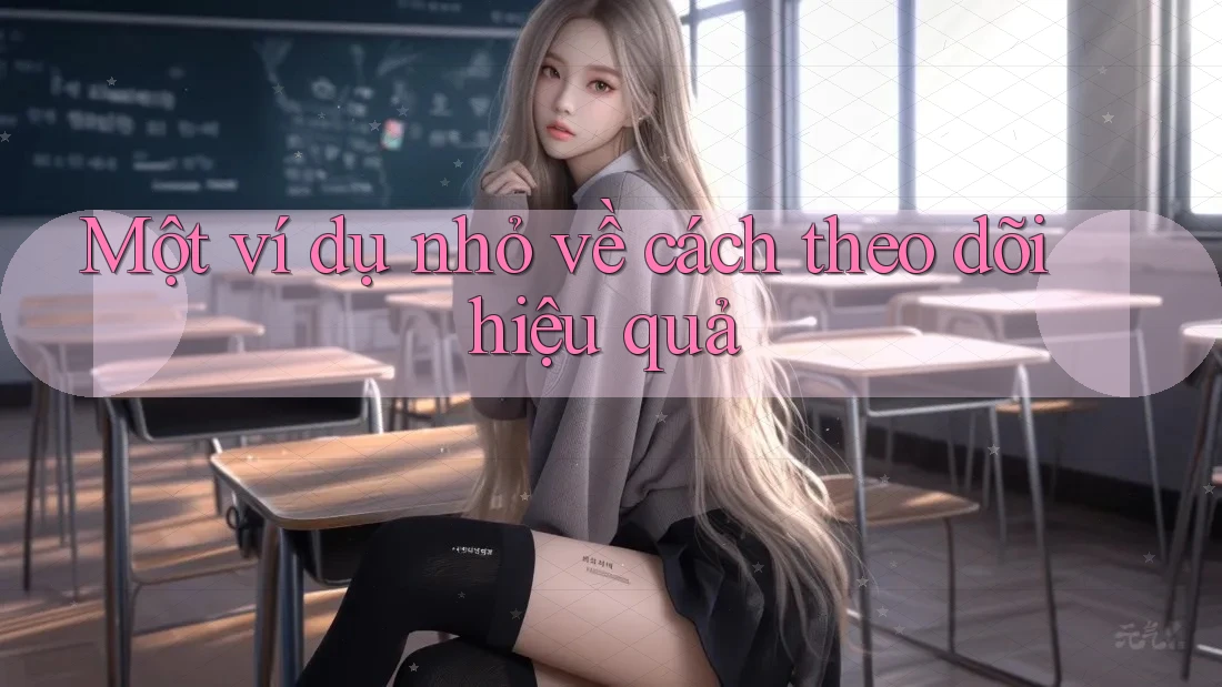 Một ví dụ nhỏ về cách theo dõi hiệu quả Một ví dụ nhỏ về cách theo dõi hiệu quả