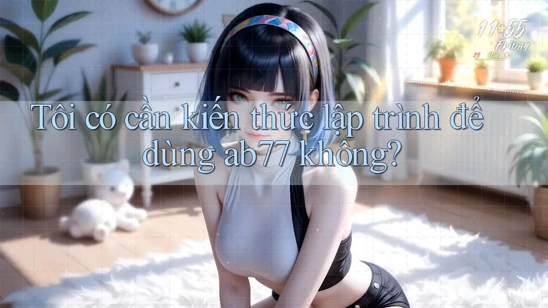 Tôi có cần kiến thức lập trình để dùng ab77 không? Tôi có cần kiến thức lập trình để dùng ab77 không?