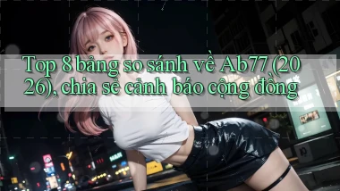 Top 8 bảng so sánh về Ab77 (2026), chia sẻ cảnh báo cộng đồng